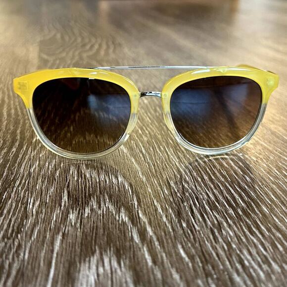 EUC Smith Optics Clayton Carbonic Lemon Yellow Crystal Sunglasses Gradien Unisex - Picture 13 of 16